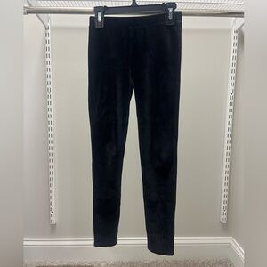 Art Class Black Velvet Stretch Leggings